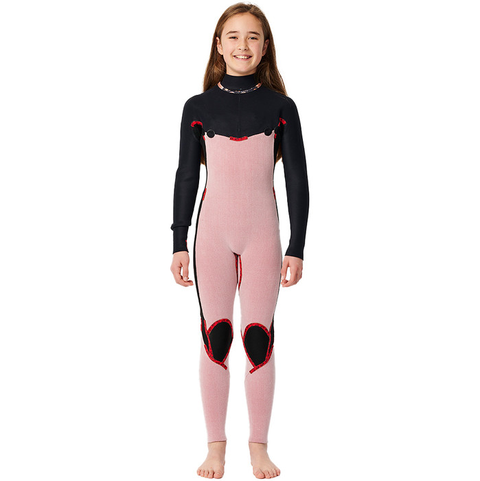 2023 Rip Curl Junior Dawn Patrol 4/3mm Chest Zip Wetsuit 13ZBFS - Multicolour